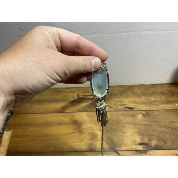 Kendra Scott Bracelets Open Bangles Stacking Crystal Caps Gold With Necklace - Picture 5 of 11